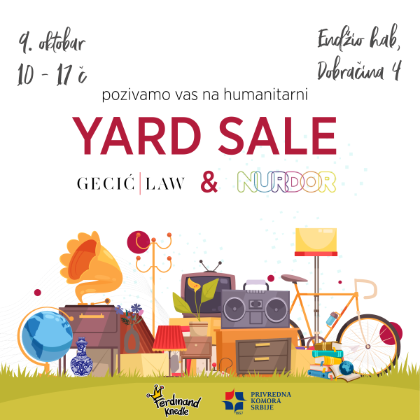 Rezervišite naredni vikend za humanost! “Yard Sale” u nedelju na Dorćolu Rezervišite naredni vikend za humanost! “Yard Sale” u nedelju na Dorćolu