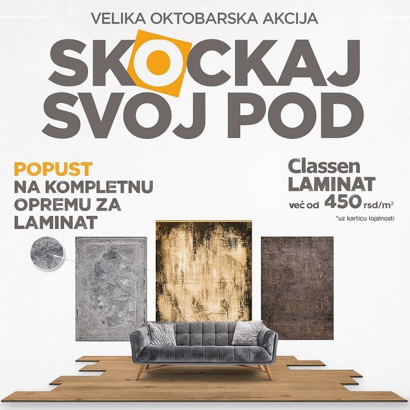 IZVOR STIL–Laminati i oprema po super cenama - Podne Obloge Oglasi Beograd