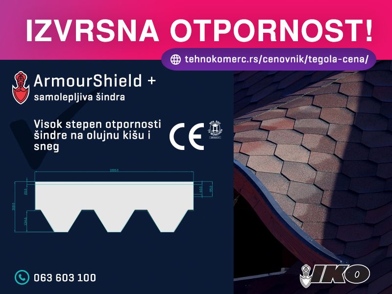 Tegola ArmourShield - Građevinski Materijali Oglasi Beograd Tegola ArmourShield - Građevinski Materijali Oglasi Beograd