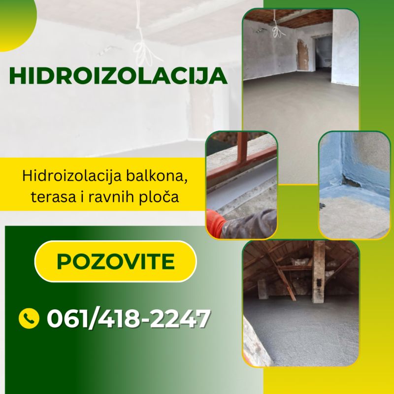 Hidroizolacija - Građevinske Usluge Oglasi Beograd