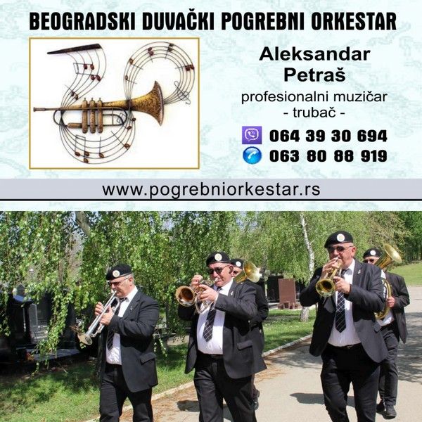 Pogrebni orkestar , trubači, bleh muzika, sahrane Srbija - Ostale Usluge Oglasi Beograd Pogrebni orkestar , trubači, bleh muzika, sahrane Srbija - Ostale Usluge Oglasi Beograd