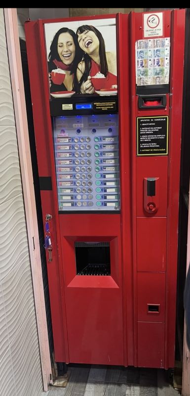 Vending BIANCHI Sirio aparat za kafu cokoladu caj - Ugostiteljska i Trgovinska Oprema Oglasi Beograd Vending BIANCHI Sirio aparat za kafu cokoladu caj - Ugostiteljska i Trgovinska Oprema Oglasi Beograd