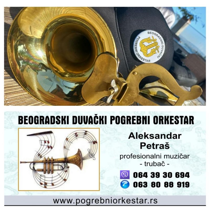 Solo truba, violina, harmonika, crkveni hor orkestar za sahrane pogrebe - Muzičari Oglasi Beograd