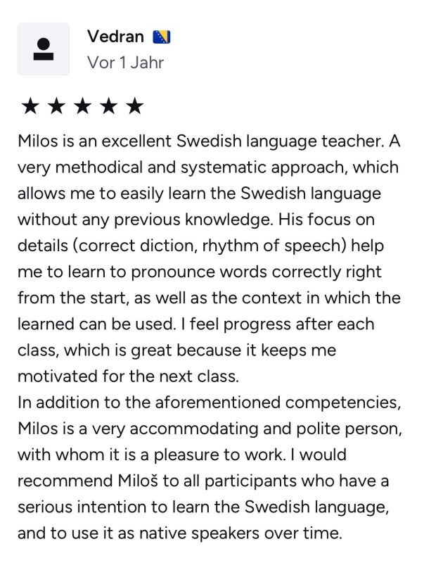 Časovi Švedskog jezika - Podučavanje Usluge Oglasi Beograd