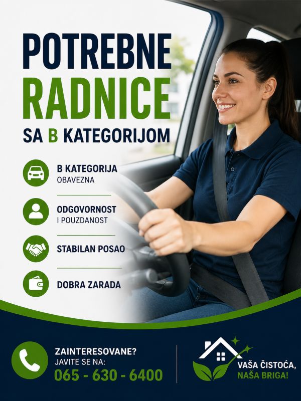 Potrebne radnice sa B kategorijom za kontrolu - Transport Skladištenje Logistika Tražim Nudim Posao Oglasi Beograd