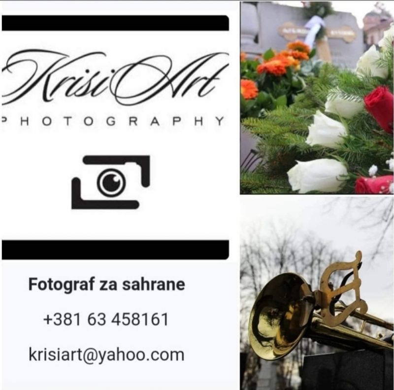 Profesionalni fotograf za sahrane fotografisanje sahrana - Ostale Usluge Oglasi Beograd