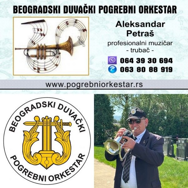 Solo truba, violina, harmonika, crkveni hor orkestar za sahrane pogrebe - Muzičari Oglasi Beograd Solo truba, violina, harmonika, crkveni hor orkestar za sahrane pogrebe - Muzičari Oglasi Beograd