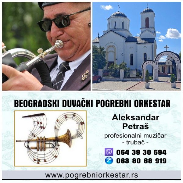 Solo truba, violina, harmonika, crkveni hor orkestar za sahrane pogrebe - Ostale Usluge Oglasi Beograd