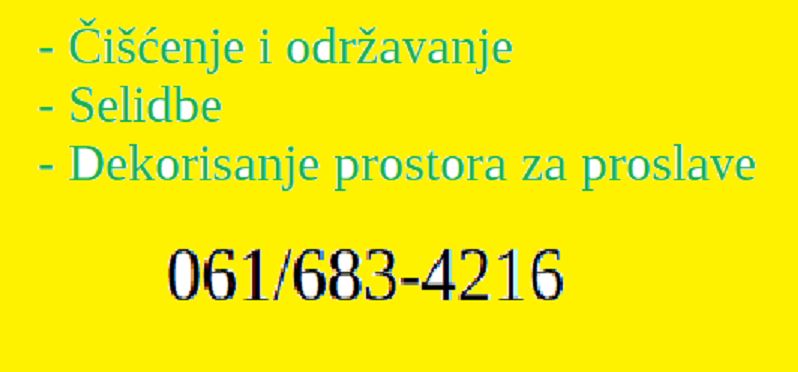 Uslužno Čšćenje selidbe i dekorisanje - Čišćenje i Održavanje Oglasi Beograd Uslužno Čšćenje selidbe i dekorisanje - Čišćenje i Održavanje Oglasi Beograd