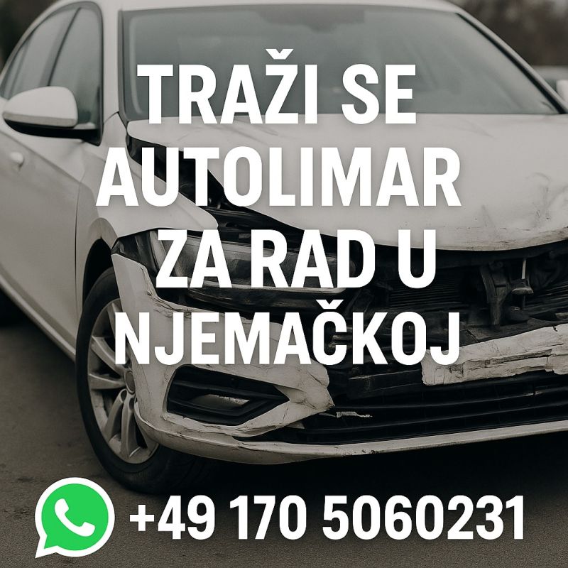 Auto limar posao u Nemačkoj - Elektrotehnika Mašinstvo Oglasi Beograd
