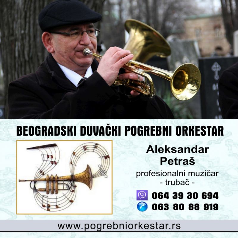 Solo truba,violina,hor ili orkestar za sahrane pogrebe - Muzičari Oglasi Beograd Solo truba,violina,hor ili orkestar za sahrane pogrebe - Muzičari Oglasi Beograd