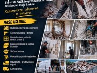 Rušenje • Štemanje • Kombi prevoz :: Građevinske Usluge Oglasi Beograd