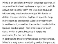 Časovi Švedskog jezika :: Podučavanje Usluge Oglasi Beograd