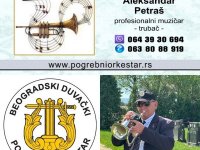 Solo truba, violina, harmonika, crkveni hor orkestar za sahrane pogrebe :: Muzičari Oglasi Beograd