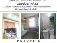 Zemun, izdajem sobu za studente :: Izdavanje Rentiranje Soba Oglasi Beograd