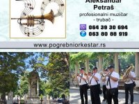 Pogrebni orkestar , trubači, bleh muzika, sahrane Srbija :: Zanatske Usluge Oglasi Beograd