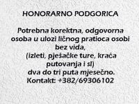 HONORARNO PODGORICA :: Briga o Starima Tražim Nudim Posao Oglasi Beograd