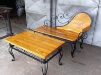 klupa i sto od kovanog gvozdja :: Nameštaj za Terase i Bašte Oglasi Beograd