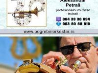 Solo truba, violina, harmonika, crkveni hor orkestar za sahrane pogrebe :: Muzičari Oglasi Beograd