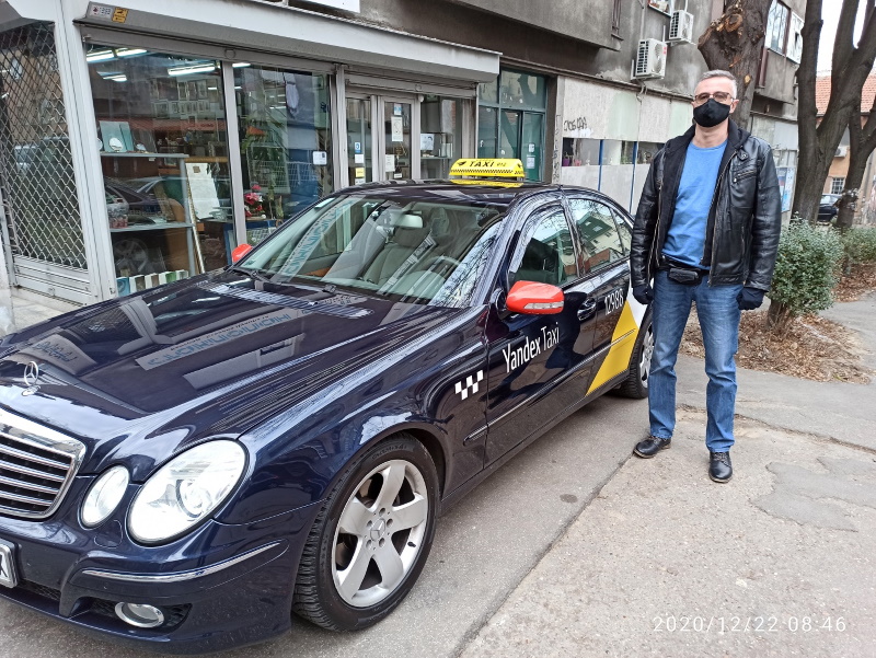 Taksista Zelen Obrad nije morao da brine o prihodima, Yandex Go podrška