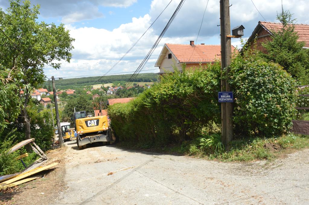Počeli Radovi Izgradnja Fekalne Kanalizacije Ulica Živojina Nedeljkovića