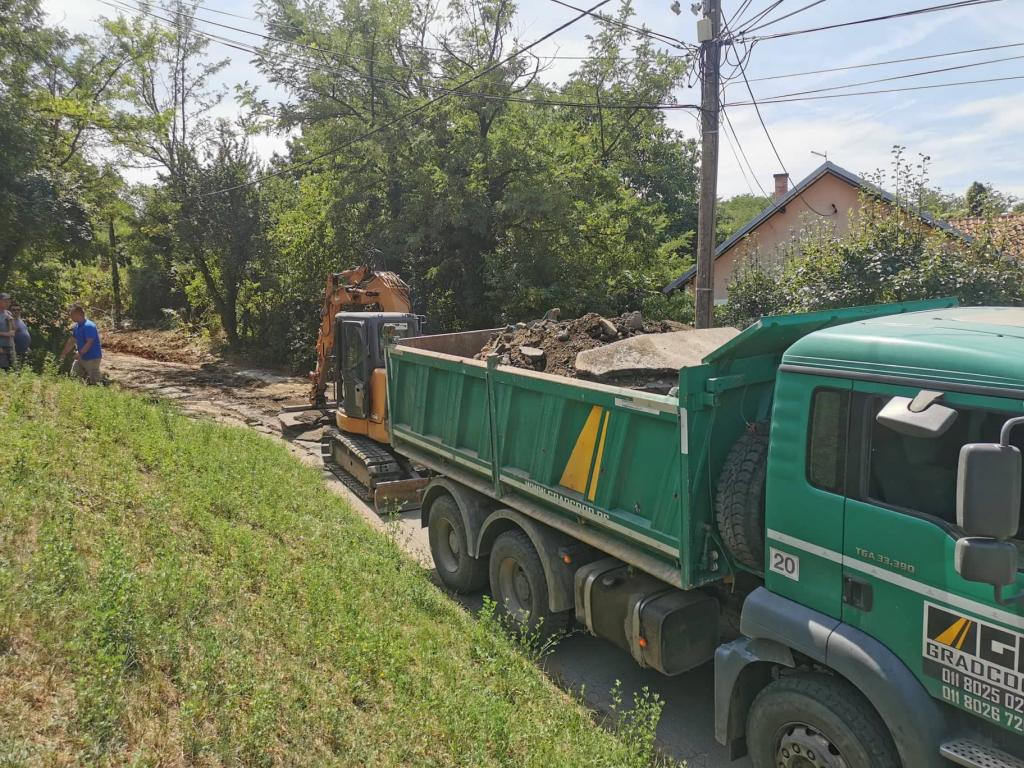 Rekonstrukcija Dela Ulice Đure Jakšića u Železniku