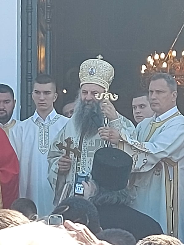 Patrijarh Služio Liturgiju u Hramu Svete Trojice u Sremčici