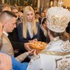 Opština Novi Beograd svečanom liturgijom i sečenjem slavskog kolača u Hramu Svetog Dimitrija proslavila je danas svoju slavu Pokrov Presvete Bogorodice.