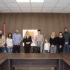 Predsednica Gradske opštine Novi Beograd Ivana Nikolić s članovima svog tima, ugostila je talentovanog mladog vozača u auto-moto sportu Andriju Kostića...