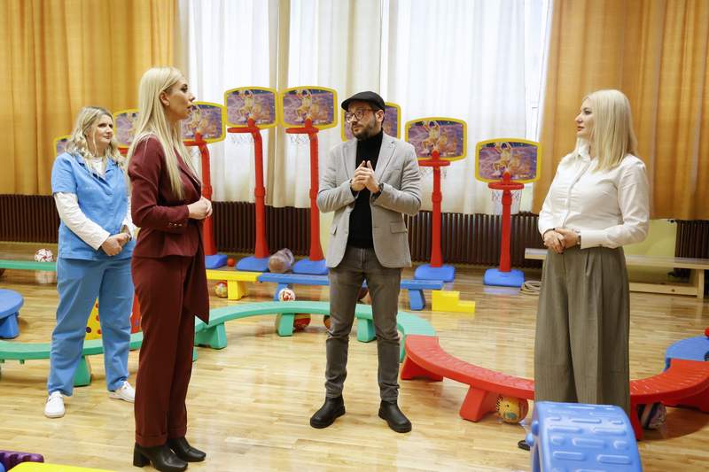 Vrtić Srna dobio sportsku salu sa rekvizitima