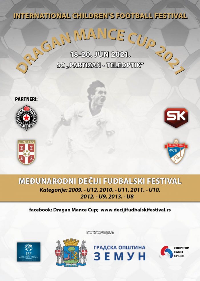 Dobrodošli na Dečiji Fudbalski festival ''Dragan Mance Kup 2021'' u Zemunu