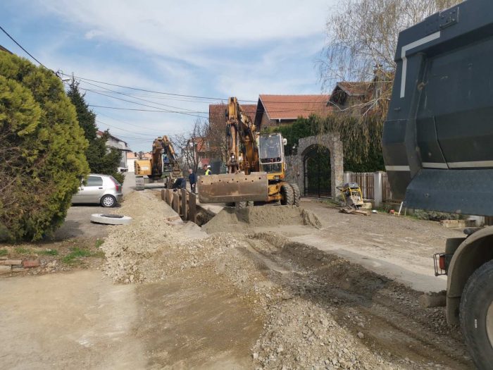 Nastavak Radova na Izgradnji Kanalizacije u Altini u Zemunu