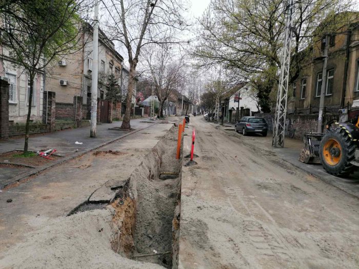 Radovi u Ulici Teodora Hercla u Zemunu