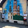 Od 6. do 10.avgusta na fasadi privatne kuće koja se nalazi na uglu ulica Ugrinovačke i Bosanske dva kultna street art umetnika iz Paint kartela, Dušan Rajić i Nikola Sladaković...