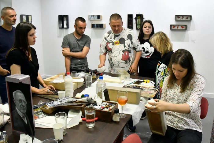 Omaž Milanu Tucoviću u Galeriji A u Zemunu