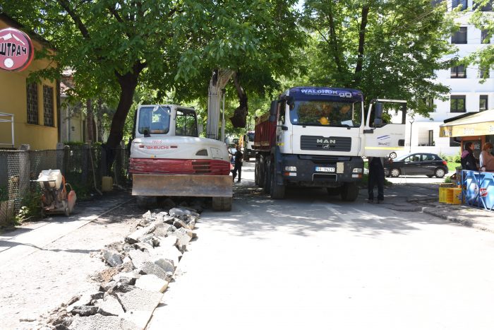 Radovi u Zlatiborskoj Ulici u Zemunu