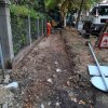 Posle rekonstrukcije vodovodne mreže i asfaltiranja kolovoza u Zlatiborskoj ulici će biti  uređeni i trotoari. Ekipe JKP ”Beograd put”...