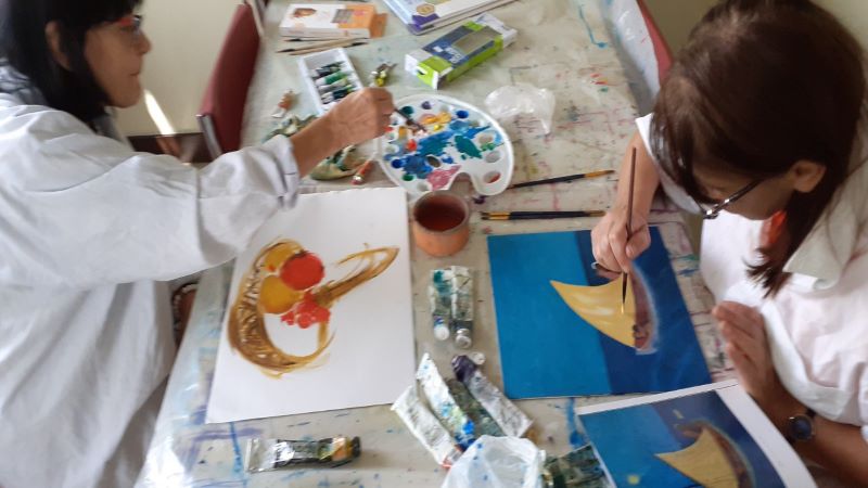 Radionice „Škole Slikanja za Seniore“ u Volonterskom Servisu Zvezdare